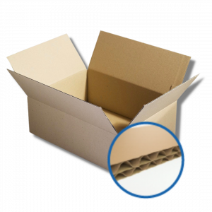 rouleau) carton ondulé simple face 350 g/m² - épaisseur 4 mm laize 100cm -  La Poste