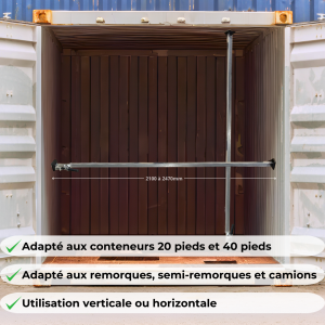 Cargo Barre ajustable  2180 - 2718mm 